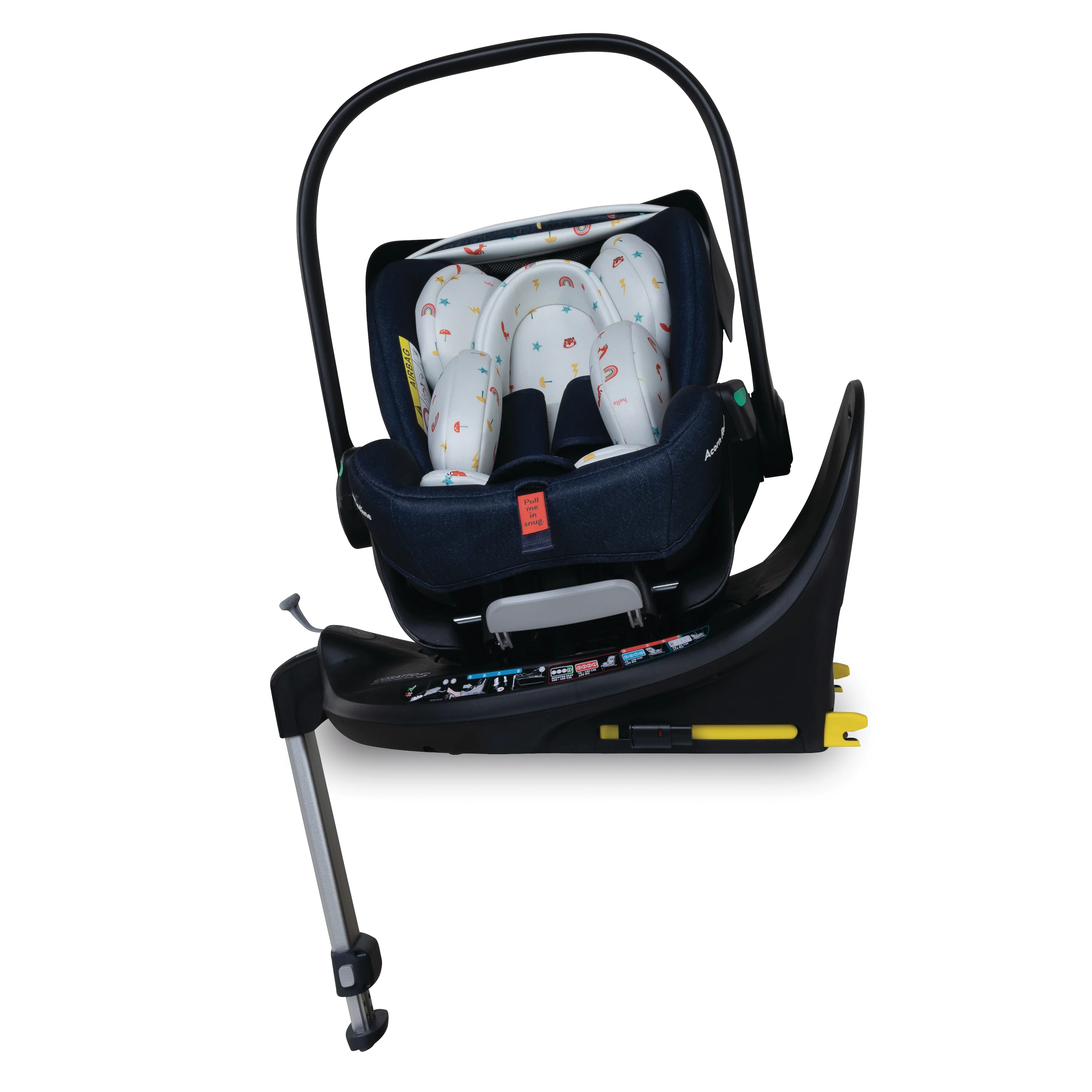 Acorn Recline i-Size 0+ Car Seat Doodle Days - Image 9
