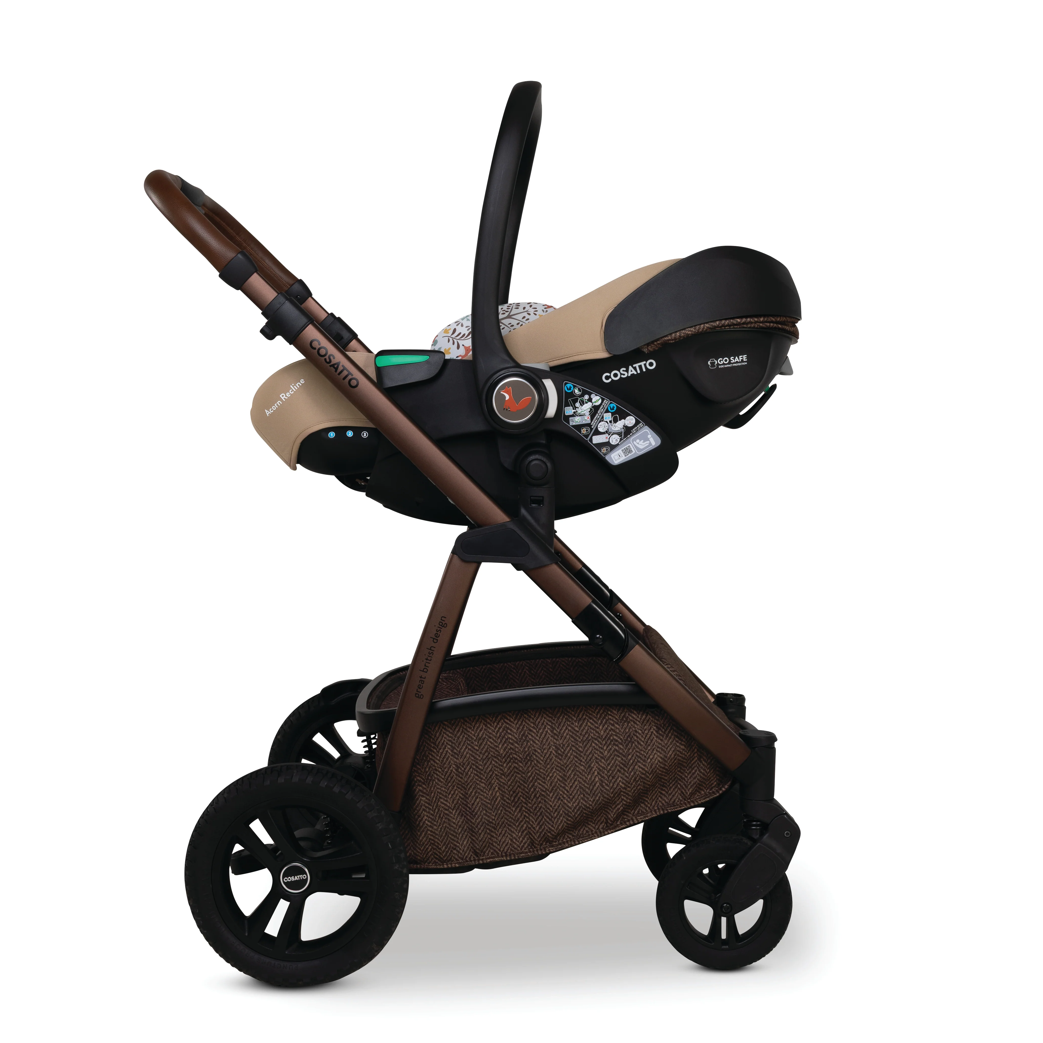 Acorn Recline i-Size 0+ Car Seat Foxford Hall - Image 11