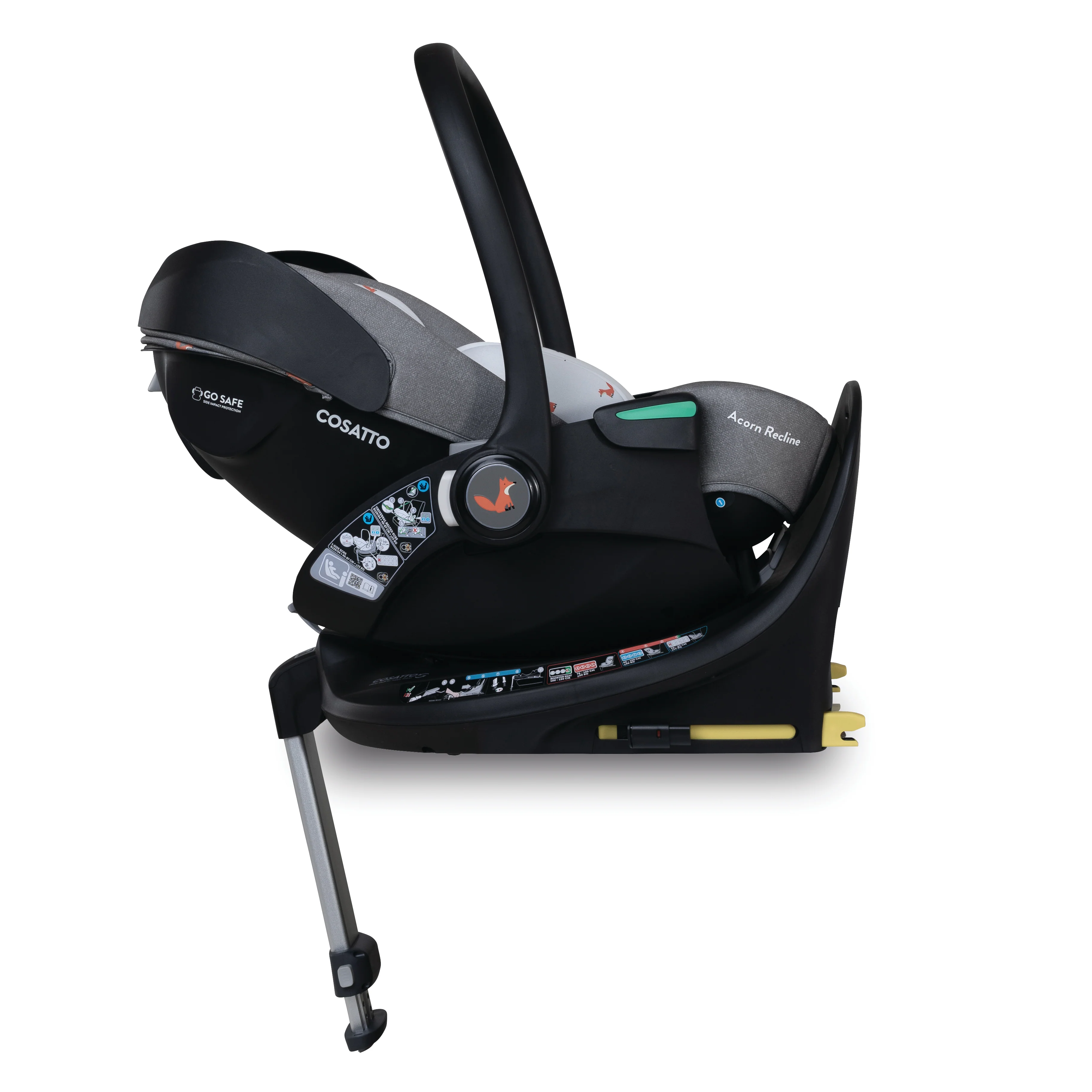 Acorn Recline i-Size 0+ Car Seat Foxling - Image 10