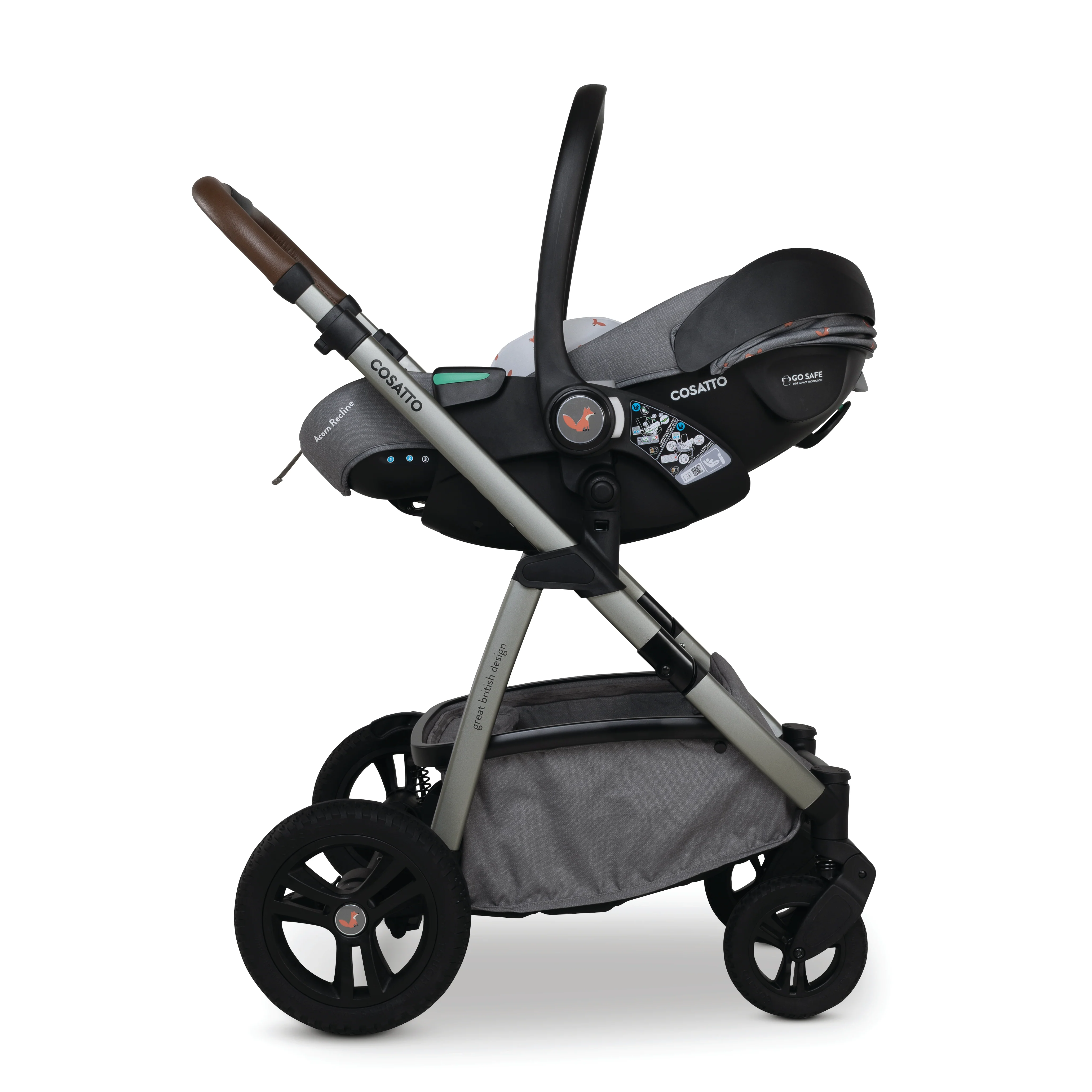 Acorn Recline i-Size 0+ Car Seat Foxling - Image 11
