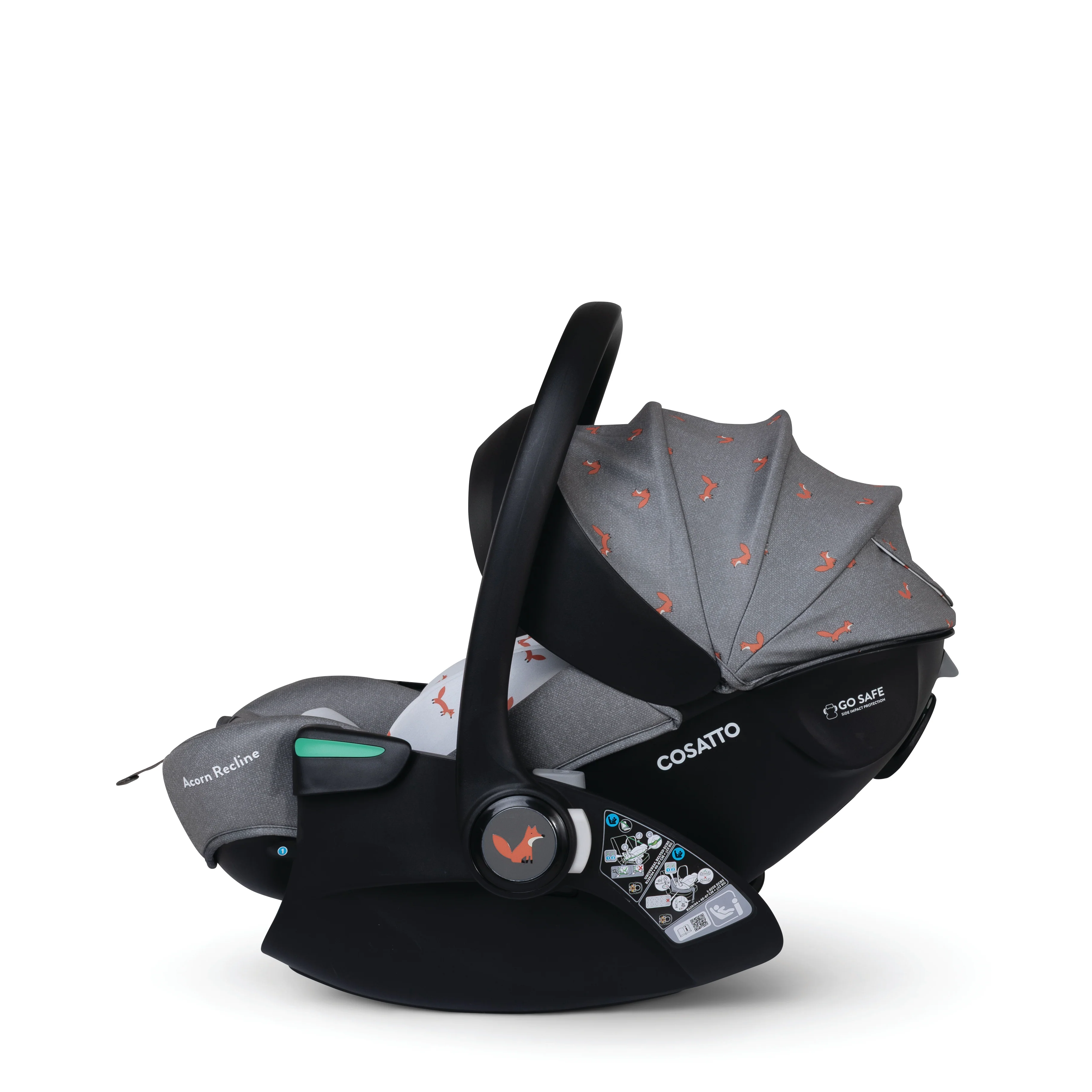Acorn Recline i-Size 0+ Car Seat Foxling - Image 6