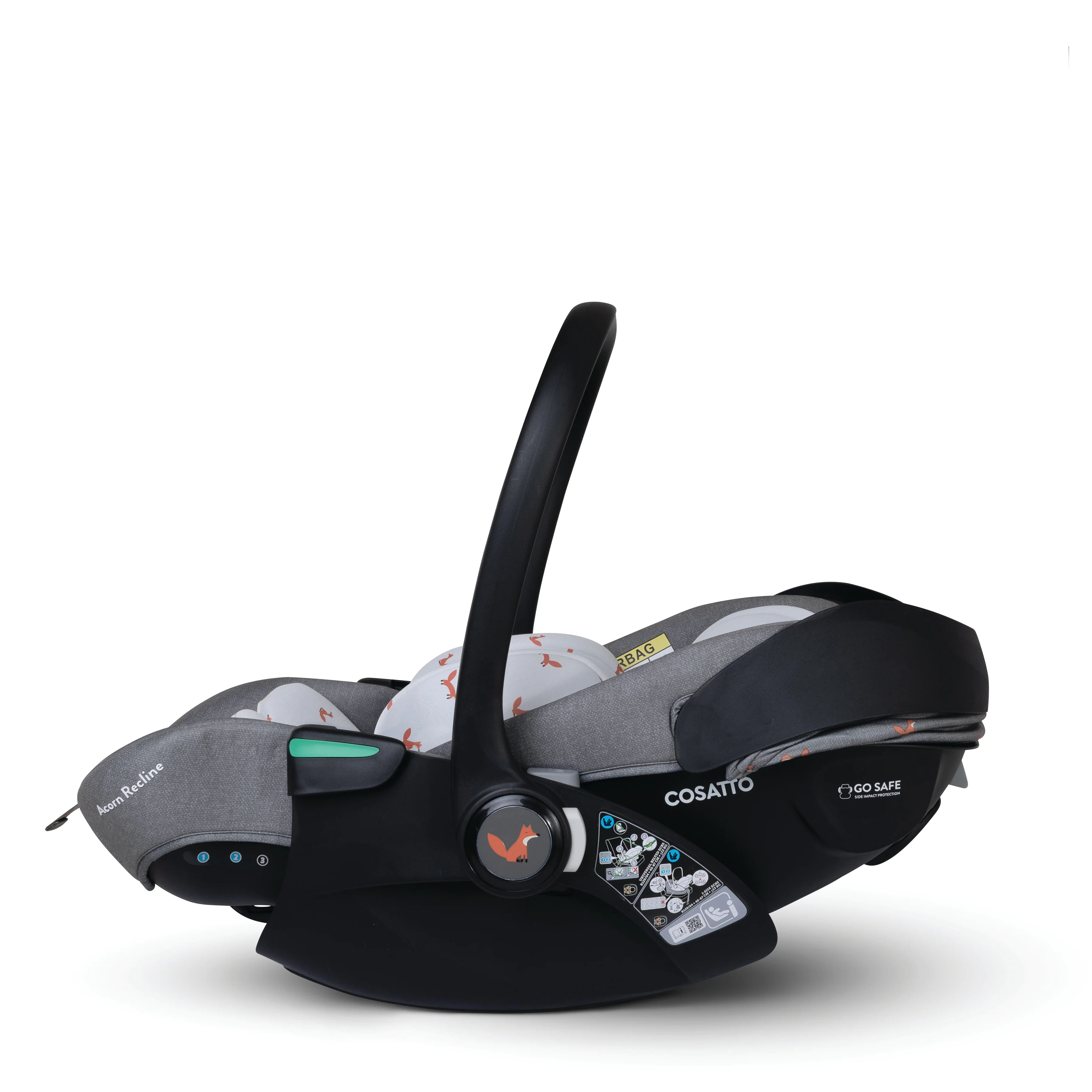Acorn Recline i-Size 0+ Car Seat Foxling - Image 8