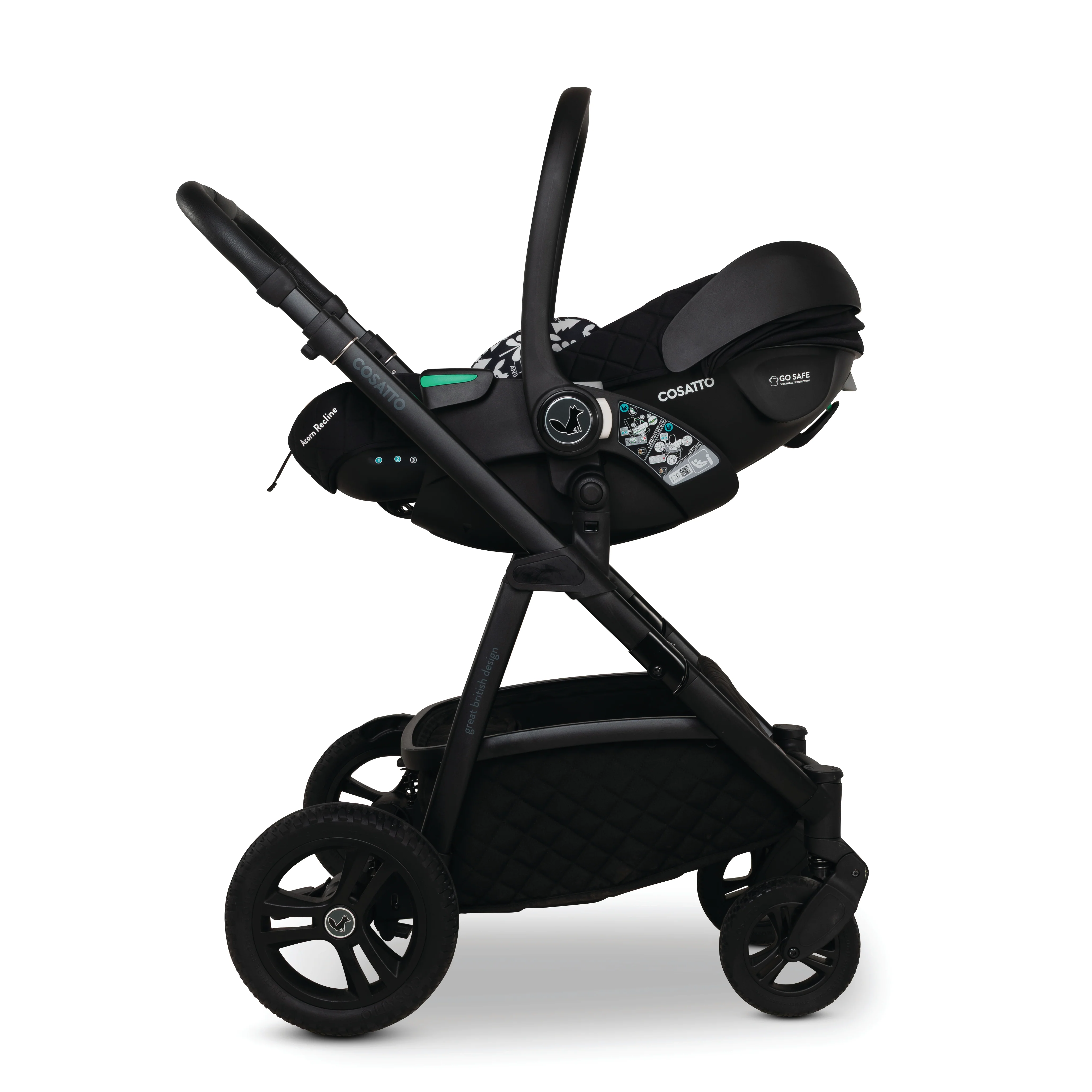 Acorn Recline i-Size 0+ Car Seat Silhouette - Image 11
