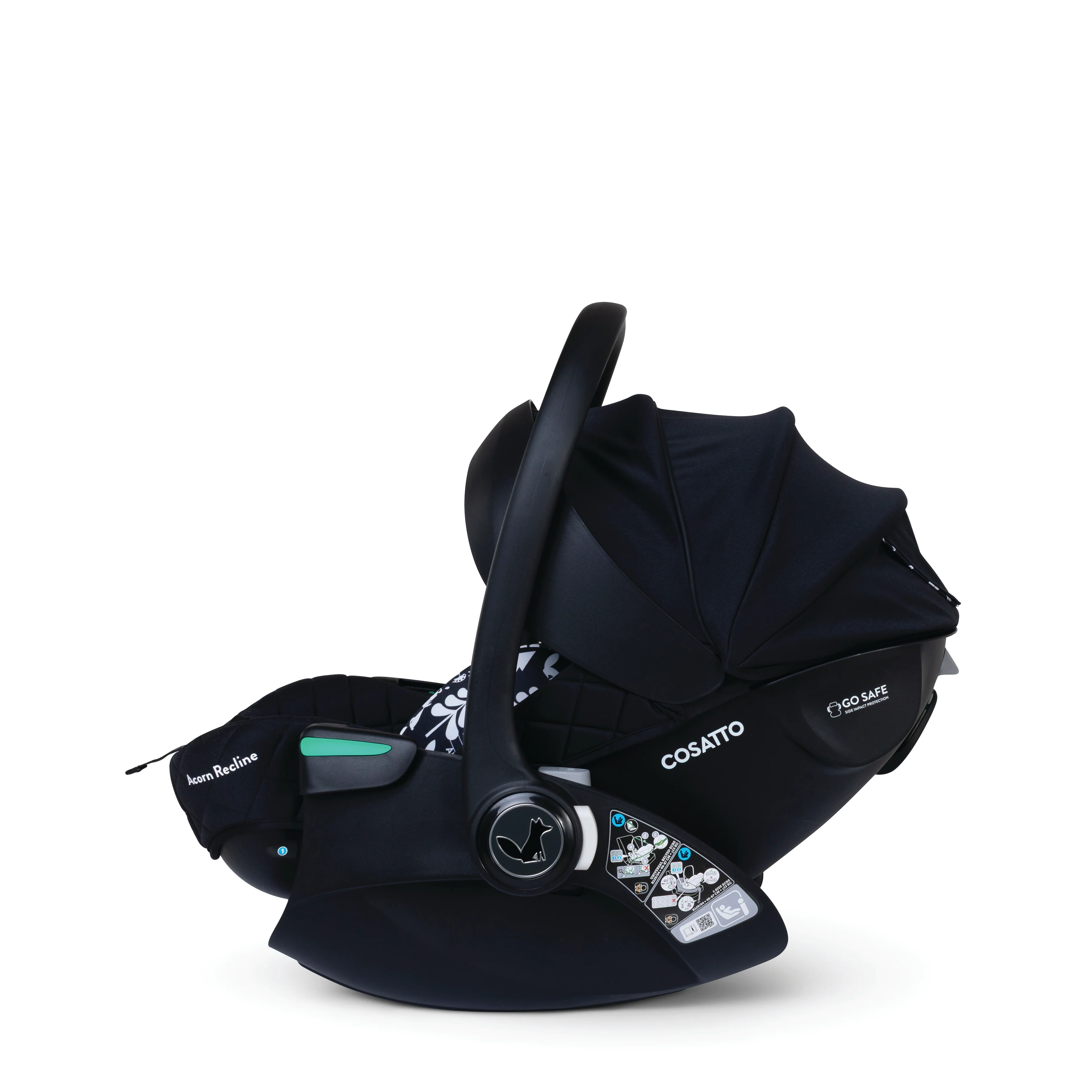 Acorn Recline i-Size 0+ Car Seat Silhouette - Image 6