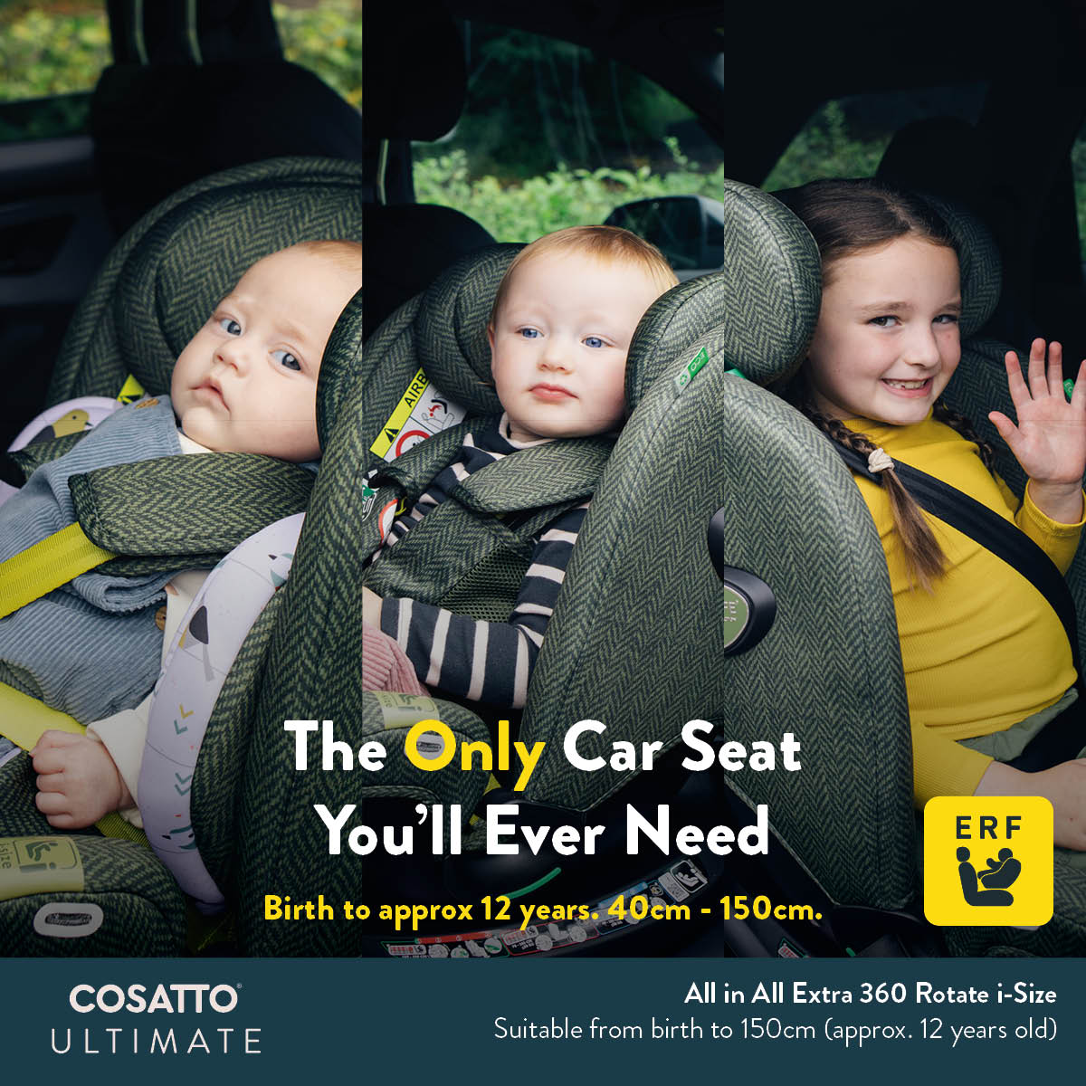 All in All Extra i-Size 360 Car Seat Whisper - Image 4