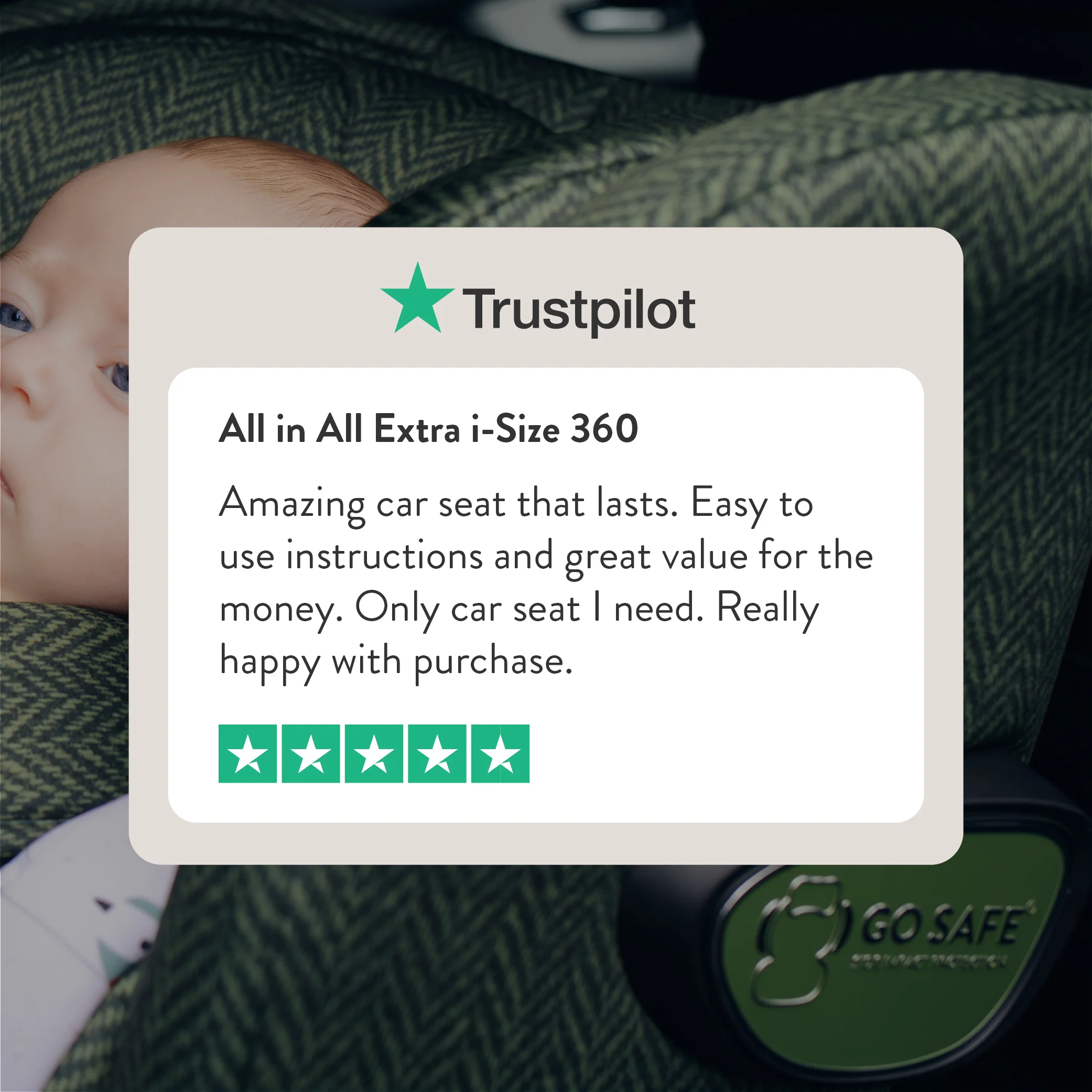 All in All Extra i-Size 360 Car Seat Whisper - Image 10