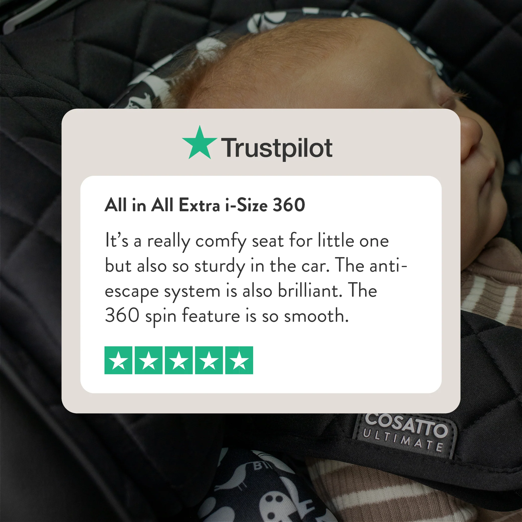 All in All Extra i-Size 360 Car Seat Whisper - Image 8