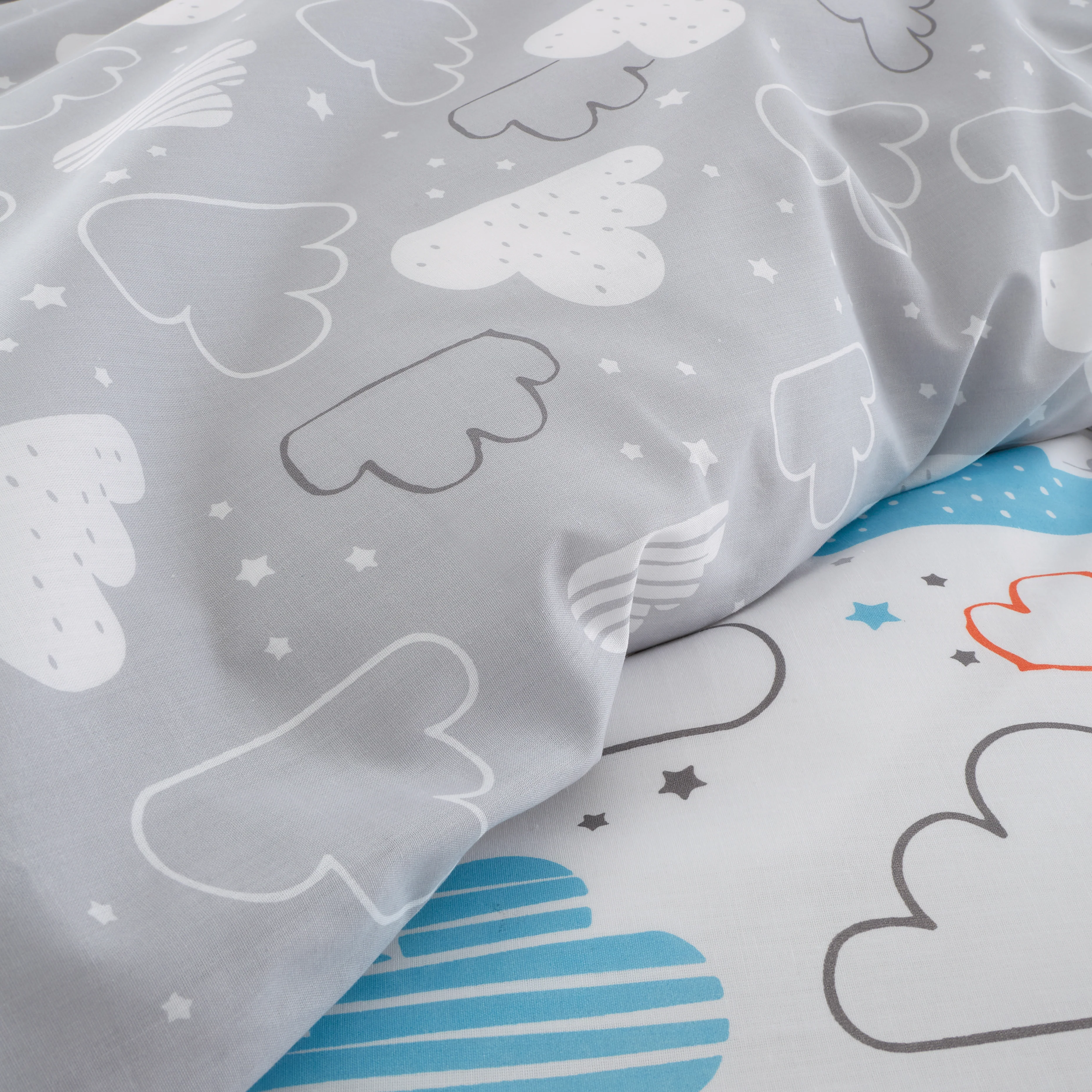 Duvet Cover Set for Cotbed Fairy Clouds - Image 7