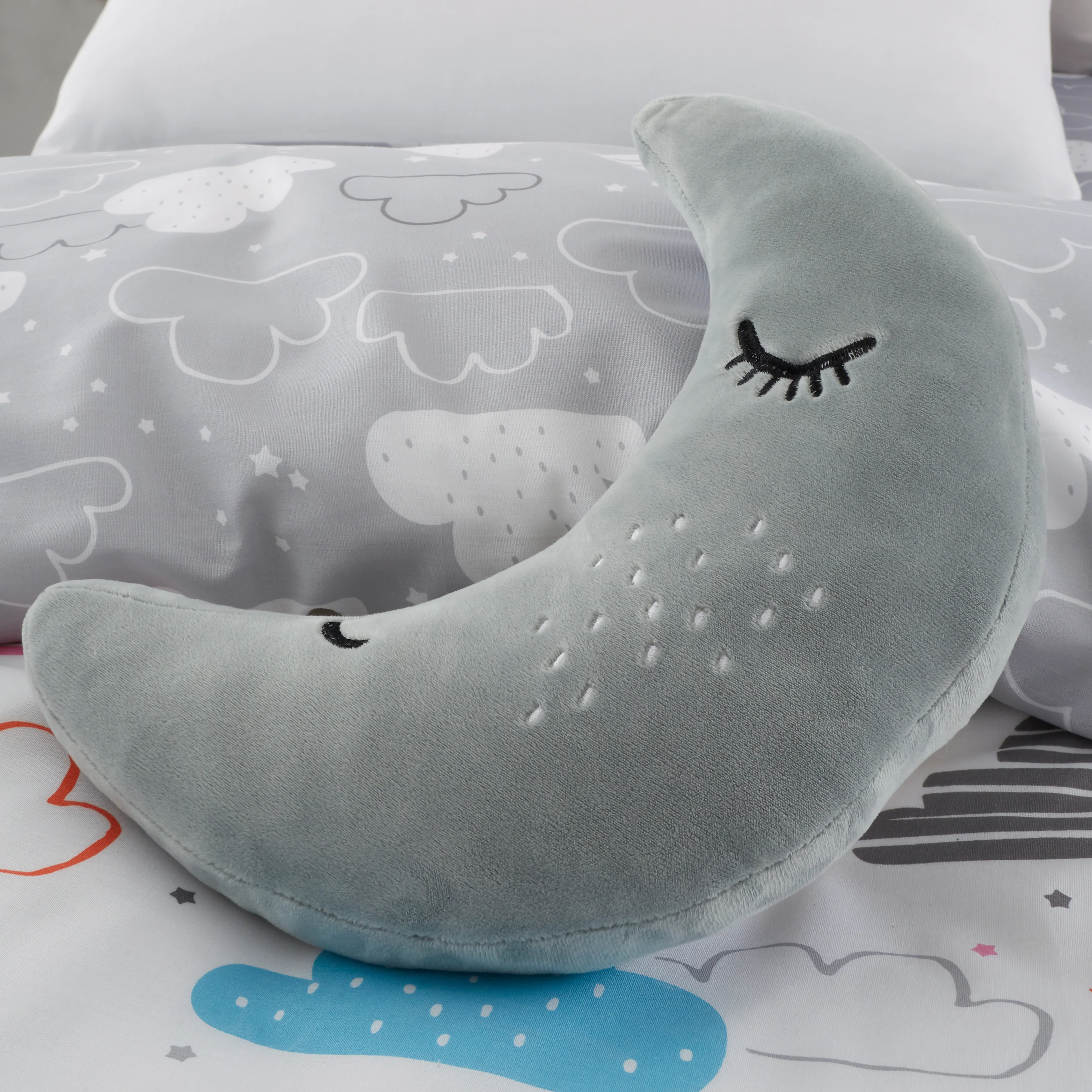 Duvet Cover Set for Cotbed Fairy Clouds - Image 8