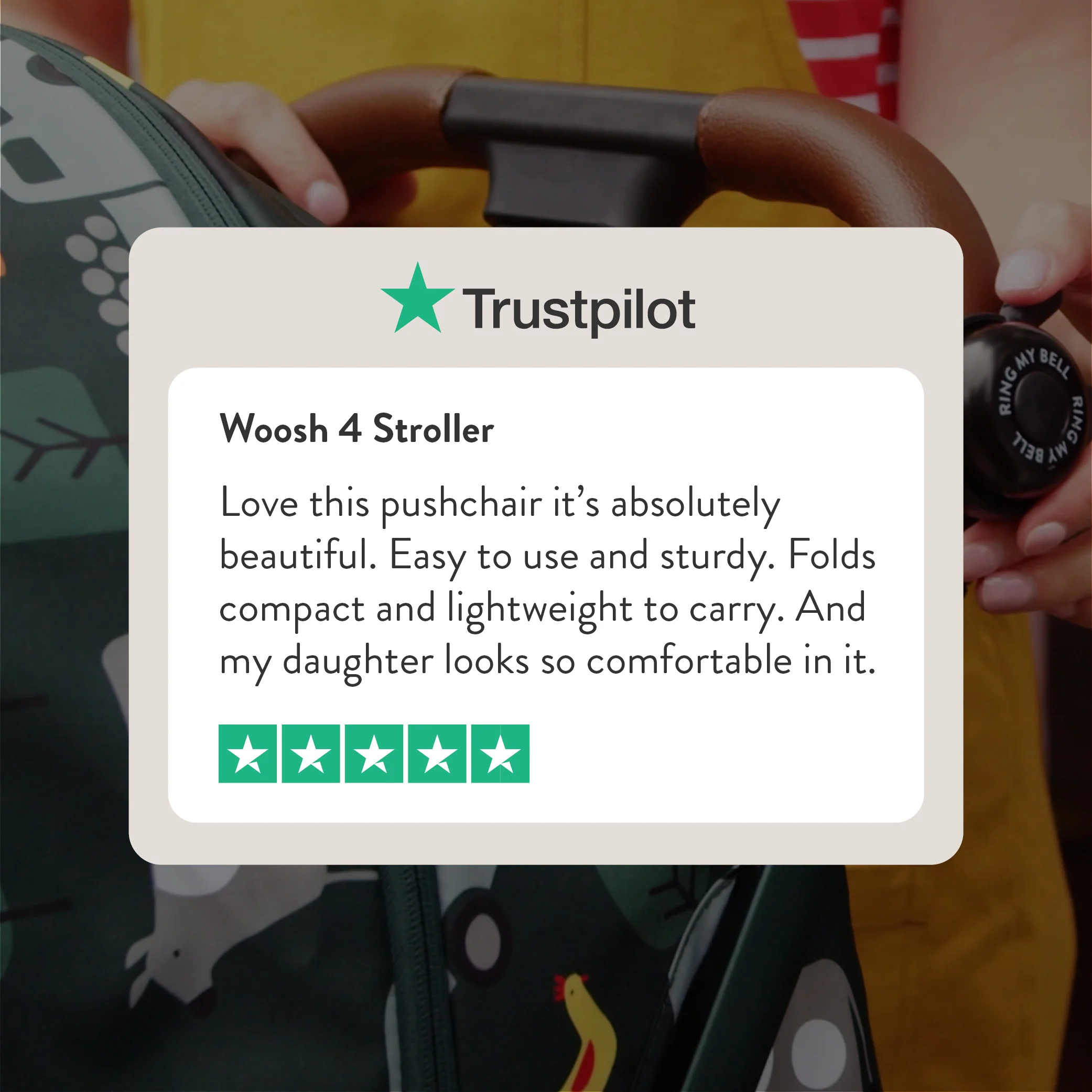 Ex Display Woosh 4 Stroller Foxling - Image 5