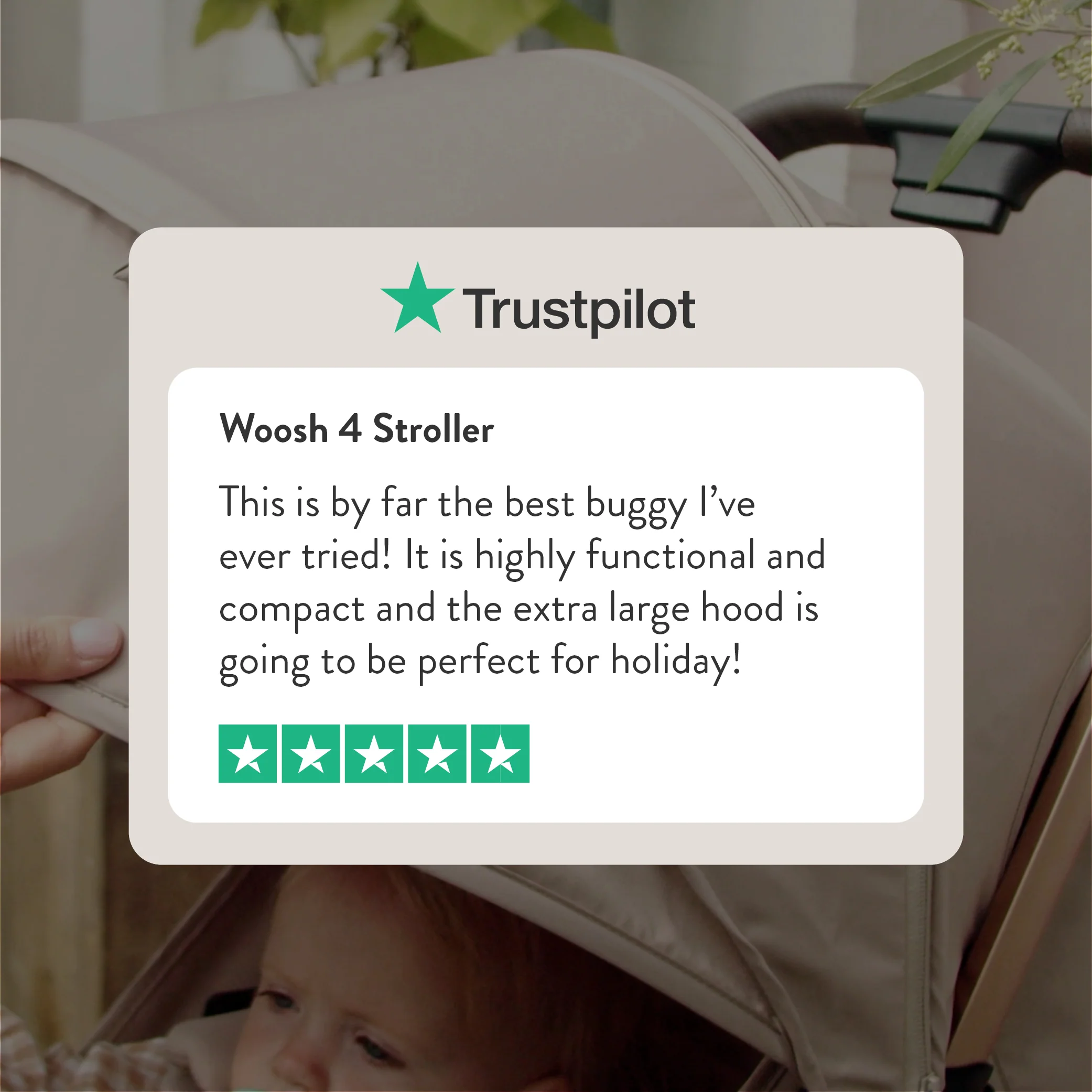 Ex Display Woosh 4 Stroller Foxling - Image 8
