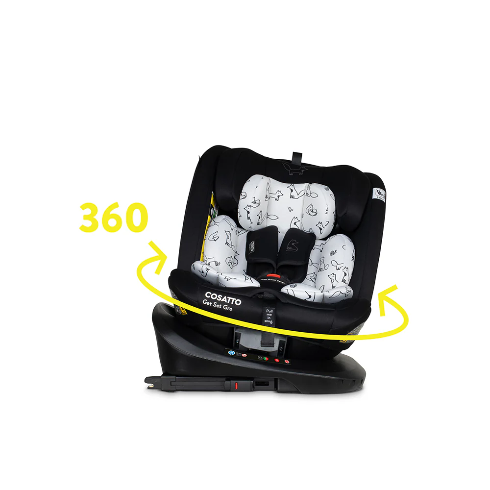 Ex Display Get Set Gro i-Size 360 Car Seat Foxed - Image 9