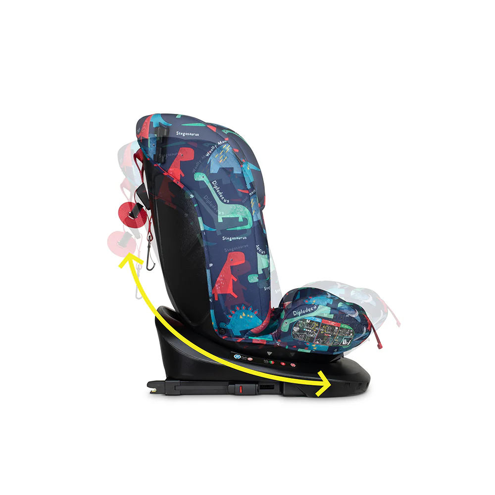 Get Set Grow i-Size 360 Car Seat D is for Dino - Image 7