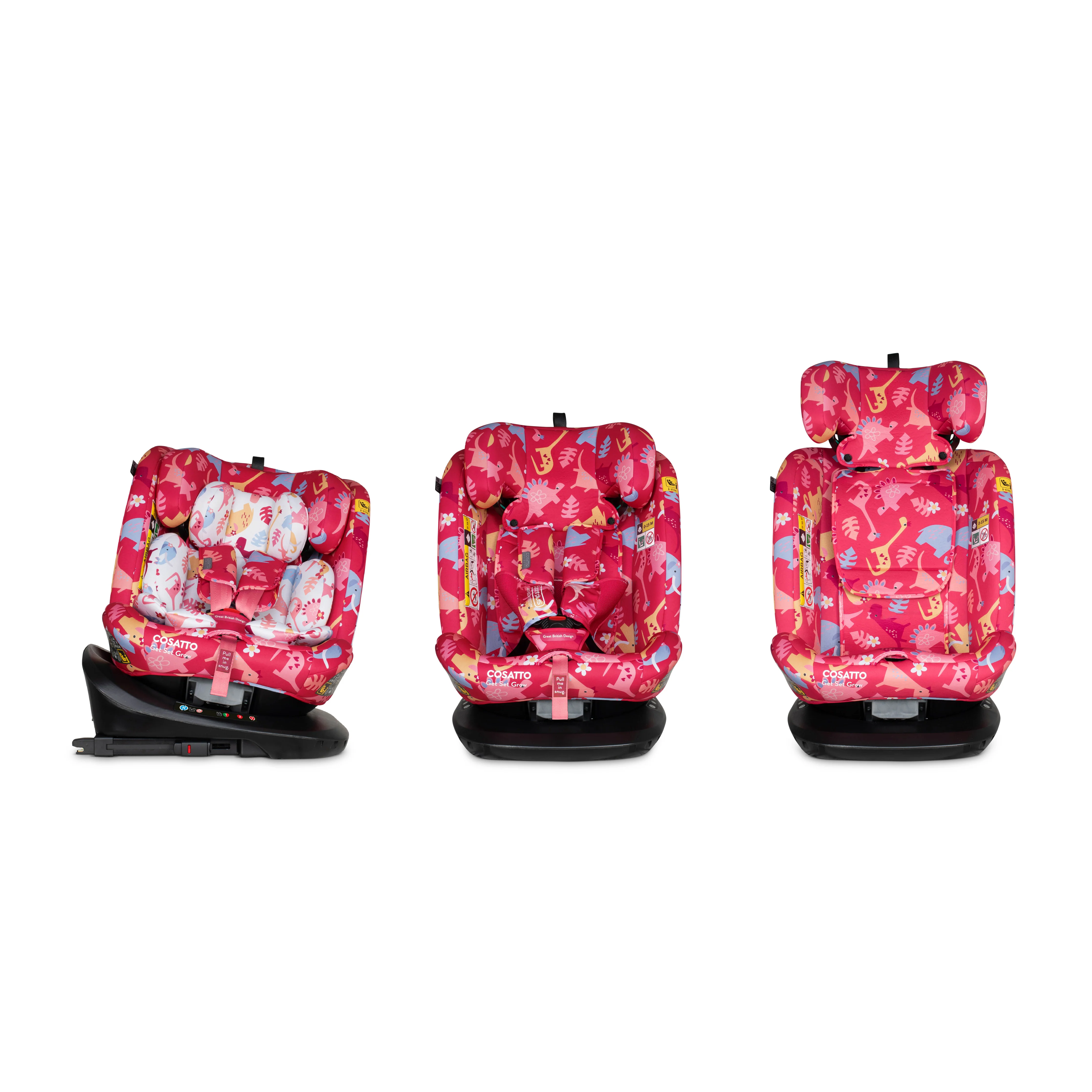 Get Set Grow i-Size Car Seat Dino Delite - Image 10