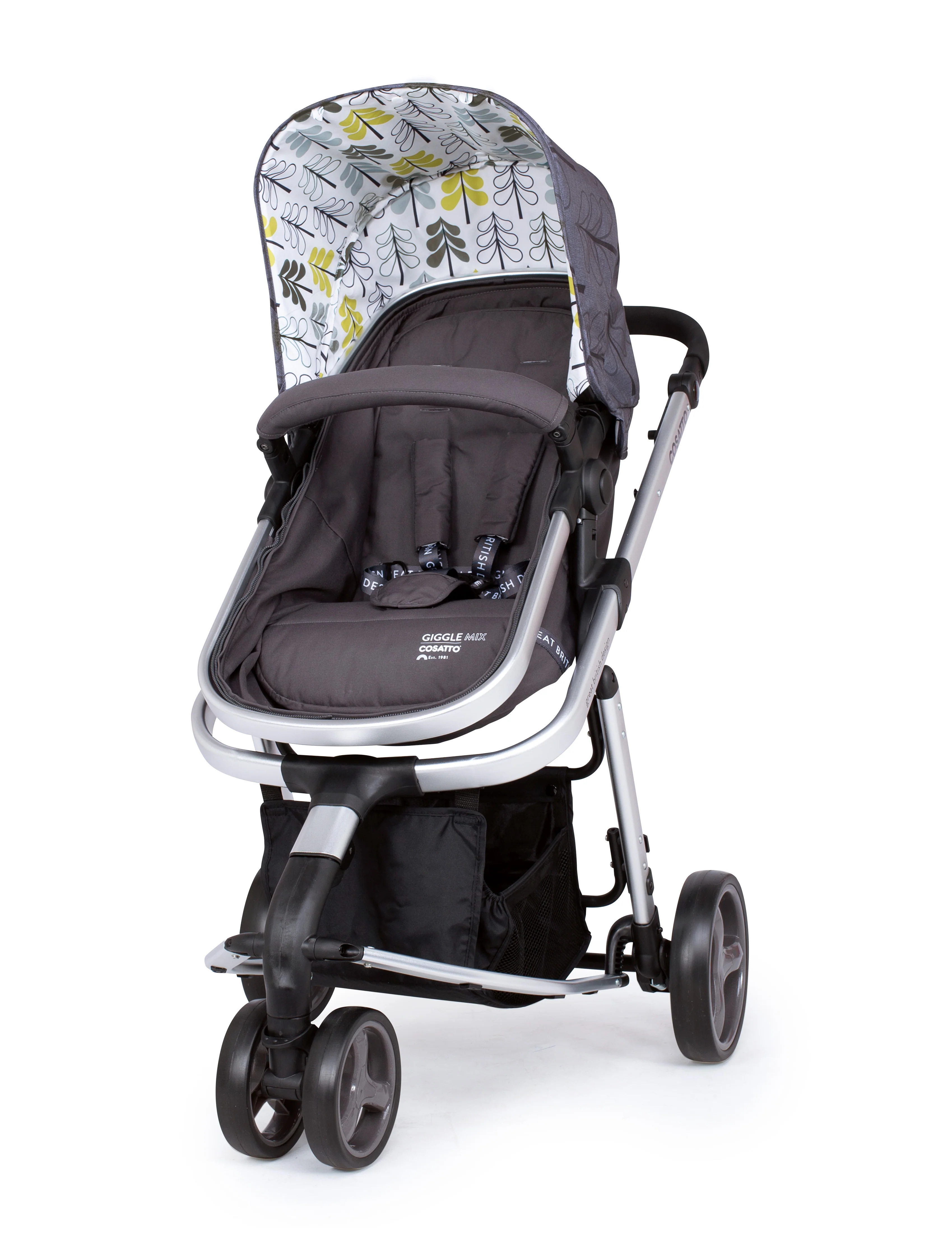 Giggle Mix Pram and Pushchair Fika Forest - Image 6