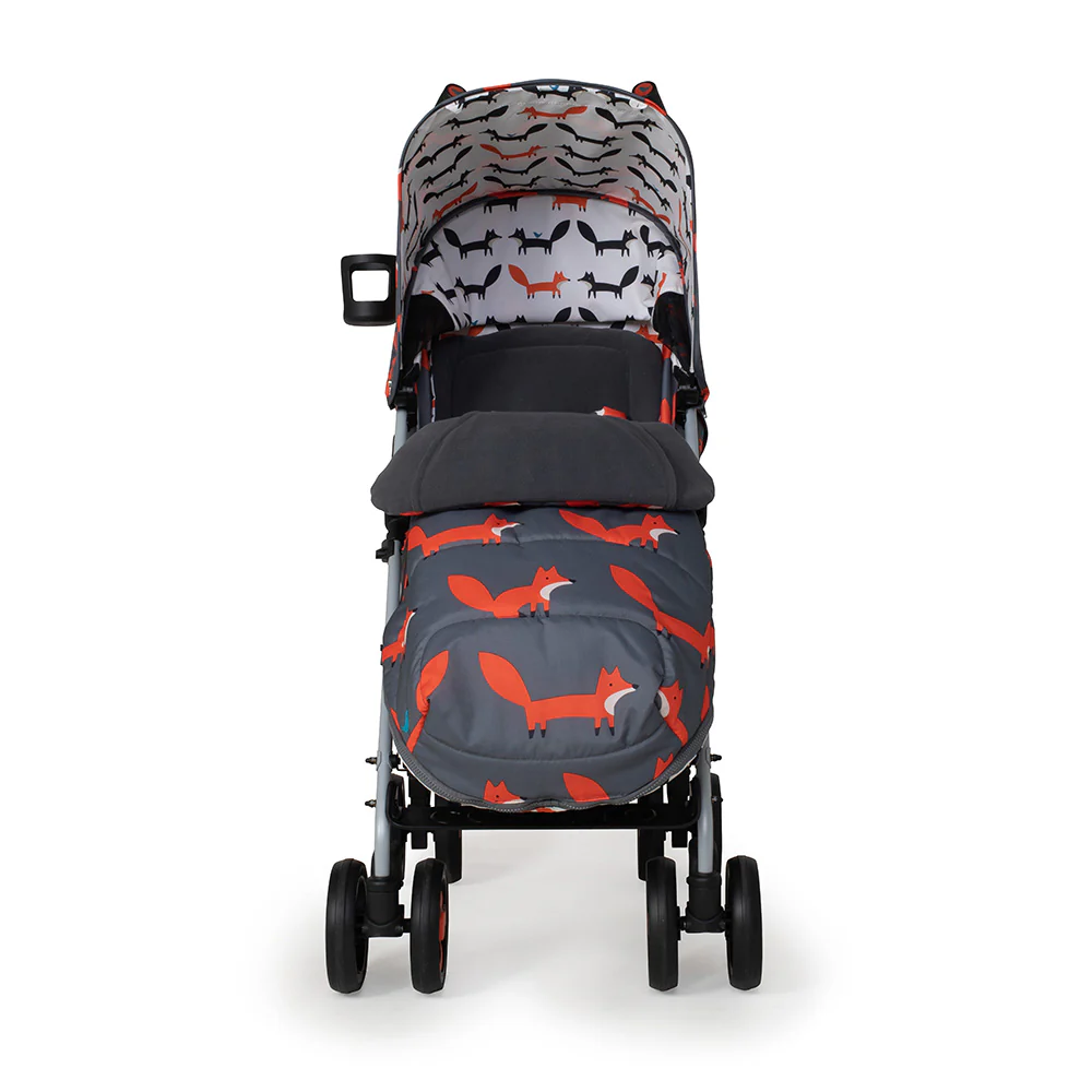 Supa 3 Stroller Charcoal Mister Fox - Image 3